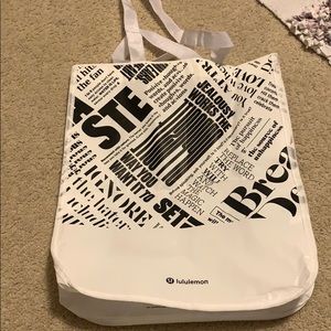 Lululemon Reusable Tote Bag, Limited Edition